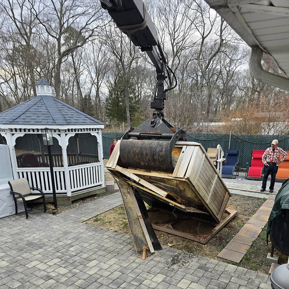 Hot Tub Removal in Hampton Bays
