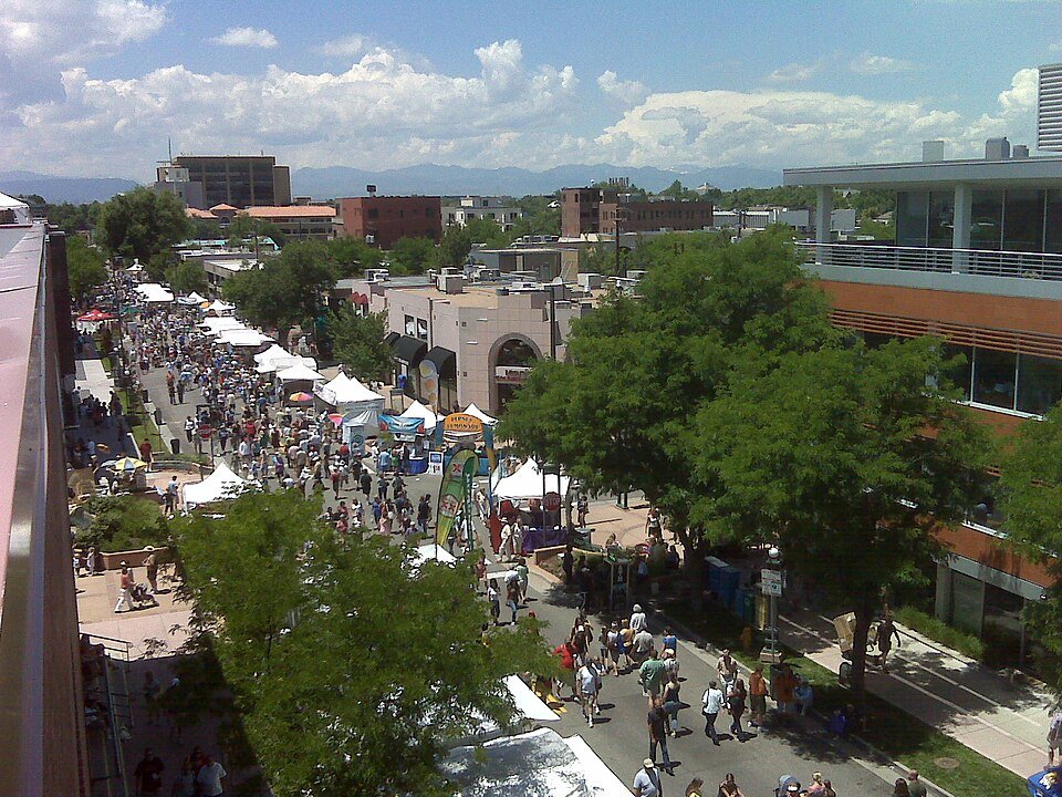 The July 4th Arts Festival in the Cherry Creek commercial district (2009)