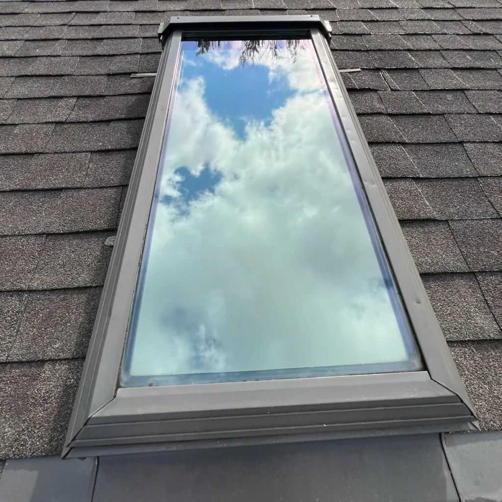 Roof skylight with window film installed in Cedar Lake, IN